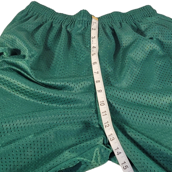 A4 Zephyr No-Snag A4 Technical Fabric Vintage Y2K Green Mesh Activewear Shorts L - Picture 11 of 12